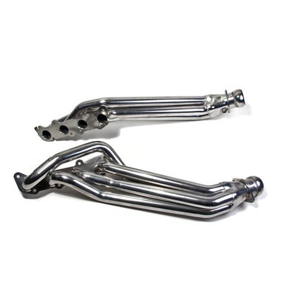 BBK Performance 18560 1-7/8 Long Tube Headers Polished Silver Ceramic Coated