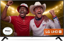 LG 43UA73006LA UA73 43in 4K Ultra HD HDR Smart LED TV 2025 - Black [Damaged]