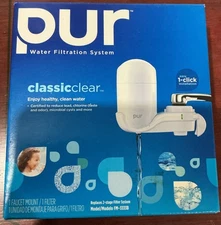 PUR  Water Filtration Maxion FM-3333B Classic Faucet Filtration System White