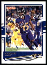 Marquise Brown 2020 Donruss #34 Ravens NFL READ FREE SHIPPING AutographDen