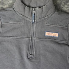 Vineyard Vines Youth 1/4 Zip Sweatshirt Pullover Blue VV - Size M