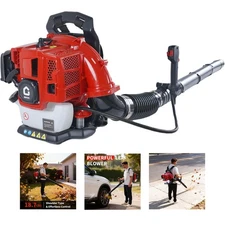 Backpack Leaf Blower Snow Blower 2.2HP 52CC 2-Stroke Gas Powered Engine