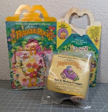Vintage 1987 McDonald's Happy Meal Box Jim Henson's Fraggle Rock Gobo Mokey Toy