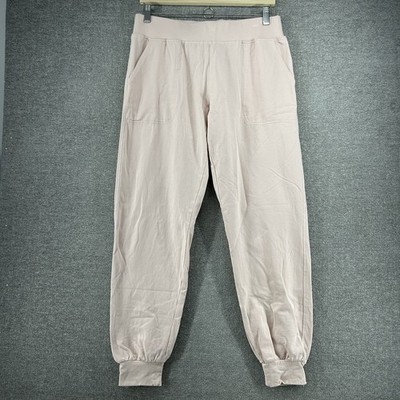 Pact Jogger Pants Women Size Medium Light Peach Casual Organic Cotton