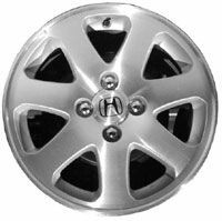 15 Honda Civic Wheel Rim Factory Oem 63851 1999-2005 Machined Silver