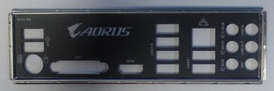 Gigabyte B450 Aorus M Rev.1.0 - Blende - Slotblech - IO Shield   #304466