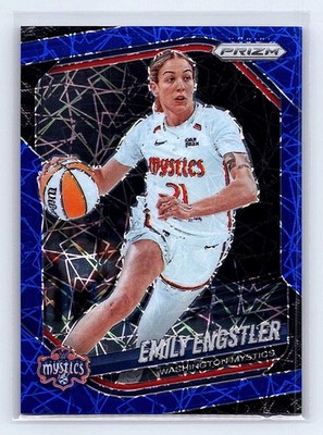 Emily Engstler 2025 Panini Prizm WNBA #84 Blue Velocity Prizms