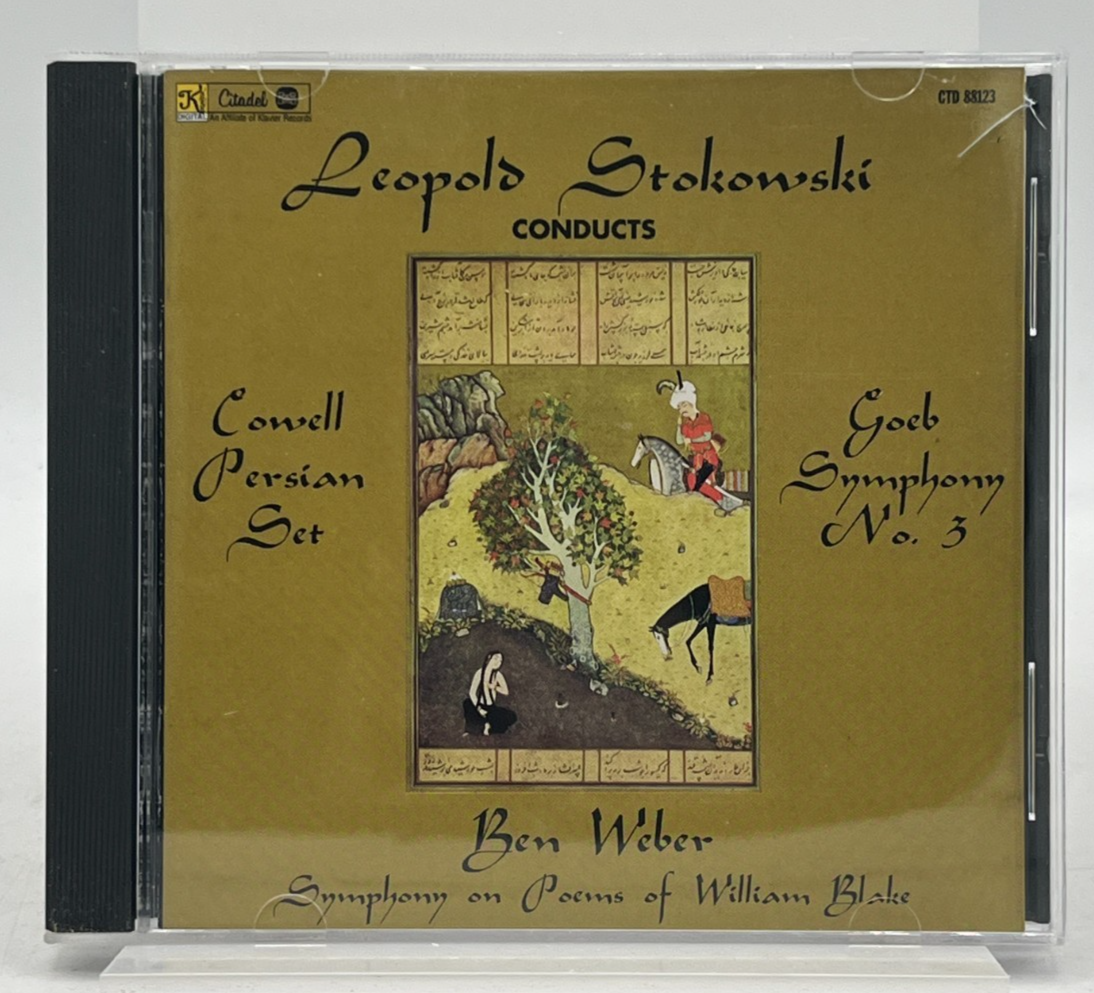 Leopold Stokowski Conducts Cowell: Persian Set/Goeb: Symphony No.3/Weber CD 1997