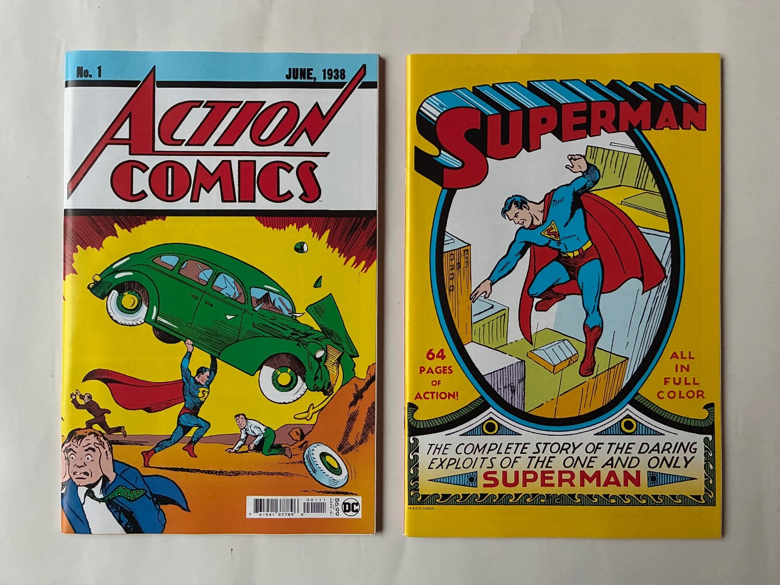 Superman Facsimile Lot Action Comics #1 & Superman #1 | BRAND NEW NM/NM+