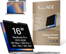 Screen Protector for Macbook Pro 16 inch - Magnetic Privacy, Anti-Blue Light
