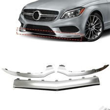 Front Spoiler Lippe Stoßstange Chrom Set Für Mercedes-Benz CLS W218 2015-2017 Front Spoiler Lippe Stoßstange Chrom Set Für Mercedes-Benz CLS W218 2015-2017