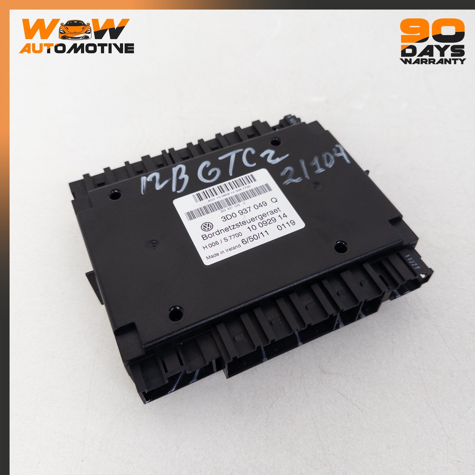 12-19 BENTLEY CONTINENTAL GTC FLYING SPUR ONBOARD SUPPLY CONTROL MODULE UNIT OEM