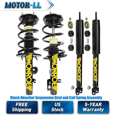 Front Rear Struts w/ Coil Springs Shock Absorbers for 2010 2011 Ford Flex 3.5L