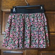 Forever 21 floral countrycore cottagecore flowy lined mini skirt coquette