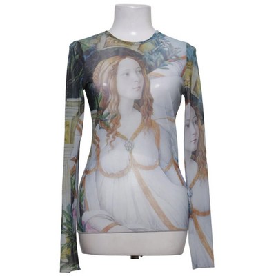 Weekday, Top, Größe: S, Blur Printed Long Sleeve, Mehrfarbig #T8B