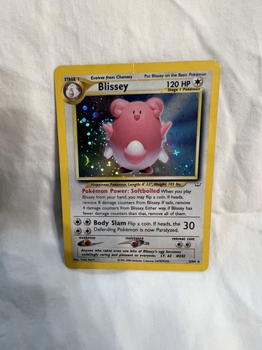 Pokémon TCG Blissey Neo Revelation 2/64 Holo Unlimited Holo Rare - Bild 1 von 10