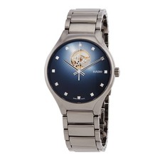 Rado True Round Secret Diamonds Automatic Blue Dial Unisex Watch R27108732