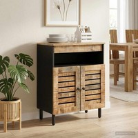 StauraumschräNke Natur 60 X 33 X 75 Cm Massivholz Mango