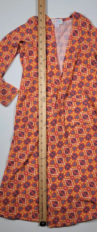 Cárdigan ligero Lularoe para niñas talla 8 manga larga (mangas largas azteca) Foto 3 de 3