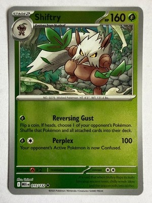 Pokémon TCG MEG Mega Evolution 015/132 Shiftry Reverse Holo