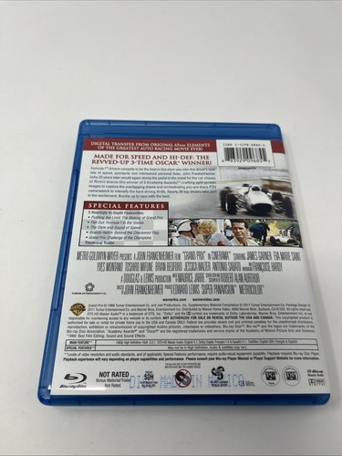 Grand Prix (Blu-ray, 1966) James Garner Eva Marie Saint RARE OOP - Picture 3 of 3