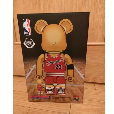 BE@RBRICK 400% & 100% Michael Jordan 1985 ROOKIE JERSEY Medicom