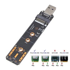 USB 3.2 GEN2 10Gbps to NVME M.2 Hard Drive Box to A-port RTL9210 Card Opening
