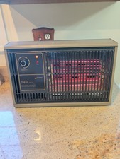 Retro Mid Century Arvin Electric Fan Forced Air Heater Metal Boxed Fully Working Retro Mid Century Arvin Electric Fan Forced Air Heater Metal Boxed Fully Working