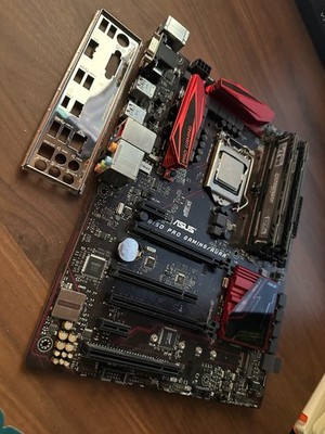 ASUS B150 PRO GAMING/AURA - Working -with i5 CPU, I/O shield, and 8GB DDR4 RAM