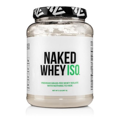 NAKED Whey Isolate Protein - Only 2 Ingredients, 30g 2 Pound (Pack of 1) 
