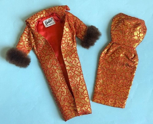 VINTAGE BARBIE GOLDEN ELEGANCE COAT AND DRESS #992
