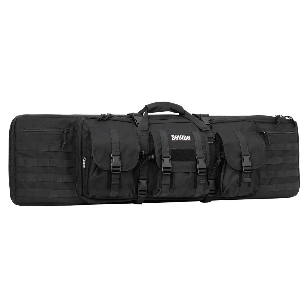 American Classic Double Rifle Bag In Black Rb-5512dg-v1-bk