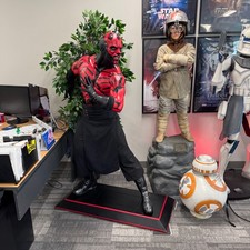 Star Wars Darth Maul Life Size Statue 1:1 Scale Fighting Pose Display Prop