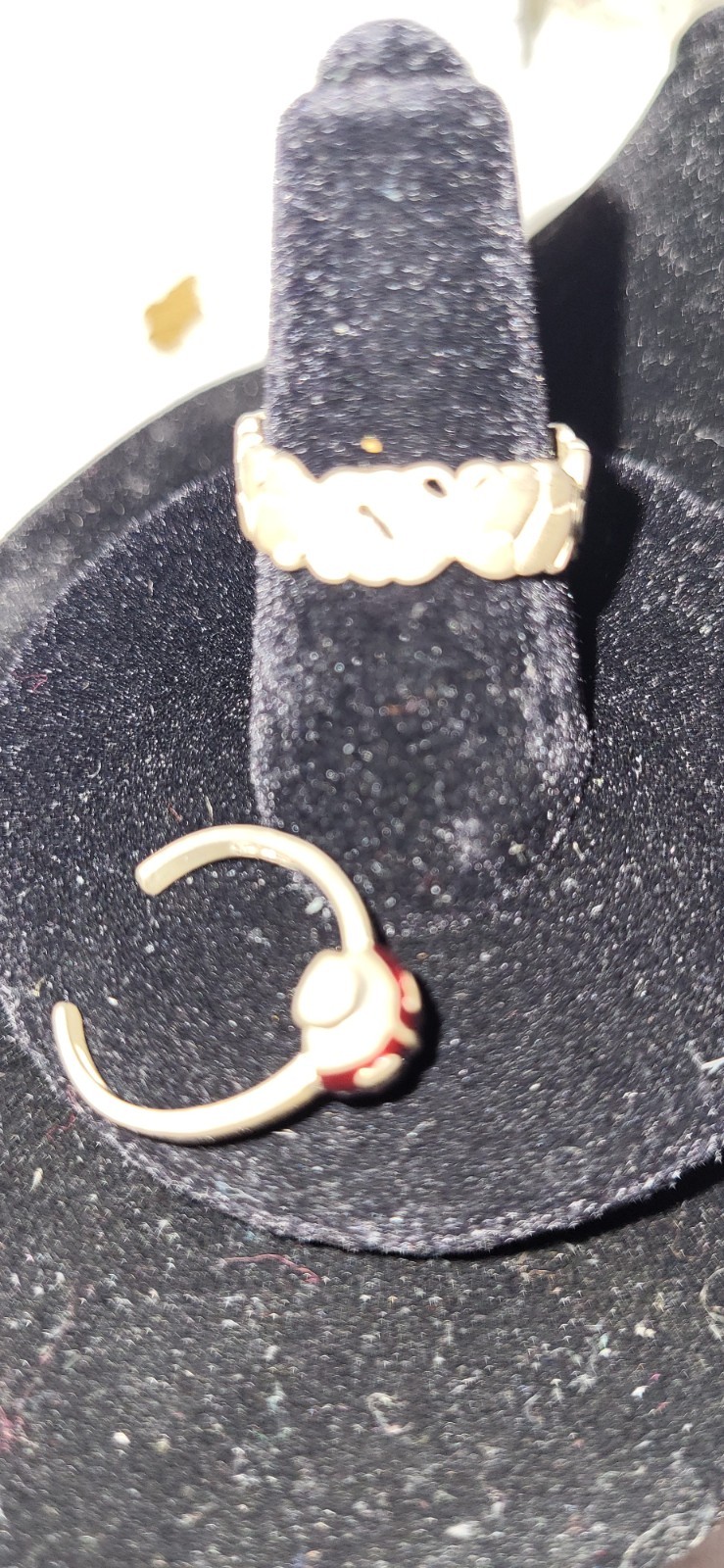 Real 925 Silver Adjustable Toe Ring 2pc  BUTTERFL… - image 6