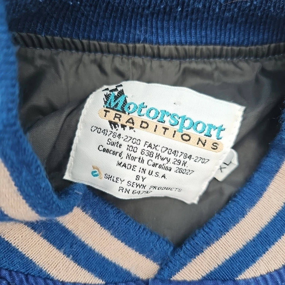 Chaqueta de algodón azul y tostado Jeff Gordon Vintage 1993 para hombre talla XL Foto 4 de 4