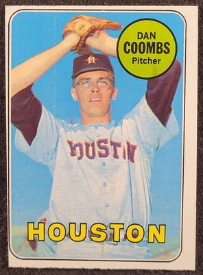 1969 Topps #389 DAN COOMBS HOUSTON ASTROS 