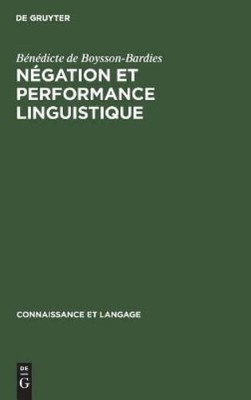 Bénédicte de Boysso Négation et performance lin (Gebundene Ausgabe) (US IMPORT)