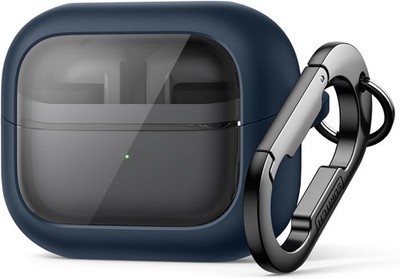 Samsung Galaxy Buds 3 Pro Schutzhülle Stoßfest Blau mit Reinigungsset und
