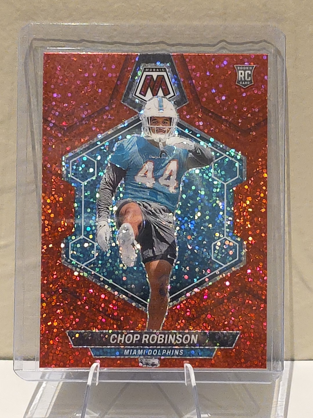 2024 Panini Mosaic Rookies Chop Robinson #321 Red Sparkle Prizm (RC)