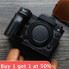 For Fujifilm  S Xh2 Xh2s Camera Bag PU Leather Dock  Base Protection Cover Shel