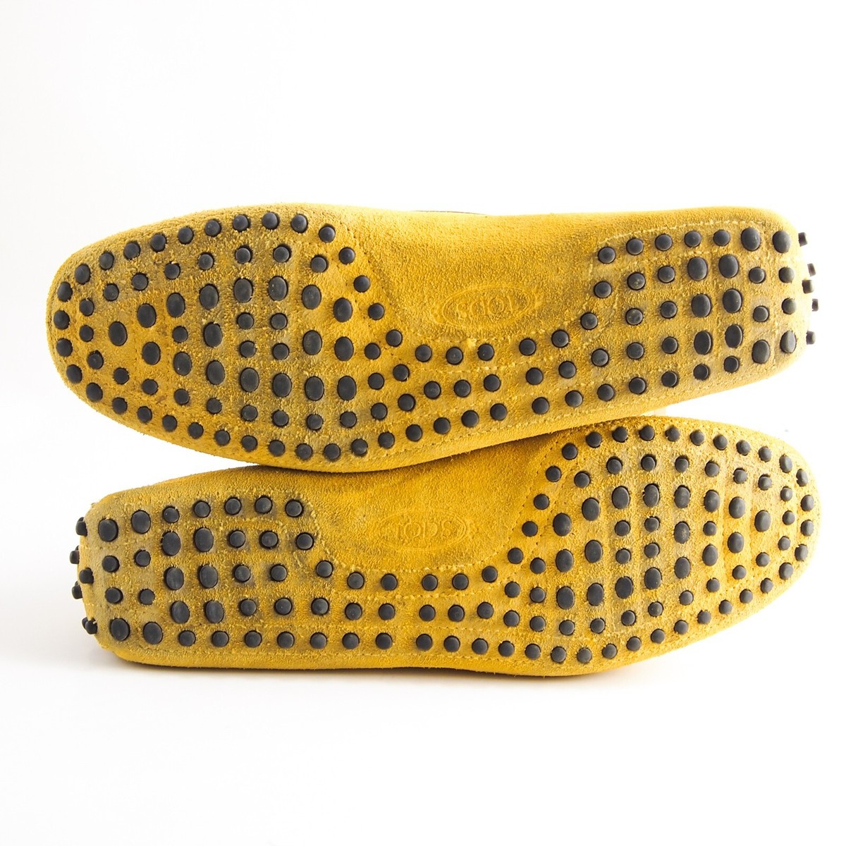 NWOB Tod’s Suede Gommini Loafer Driving Shoe in Yellow. Men’s Sz US 9.5/EU 40 Tod main image 3