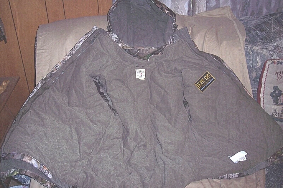 Mens Camo Hunting Jacket 3n1 Insulated Waterproof Parka Kanati Camo Parka Large - Image 2 of 4