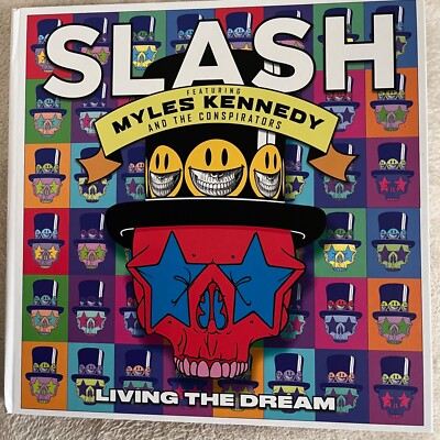 SLASH FT MYLES KENNEDY ''LIVING THE DREAM'' SIGNED DELUXE VINYL SET OPEN/OUVERT