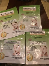 Garnier Skin Renew Dark Spot Treatment Mask, lot of 4 Masks-