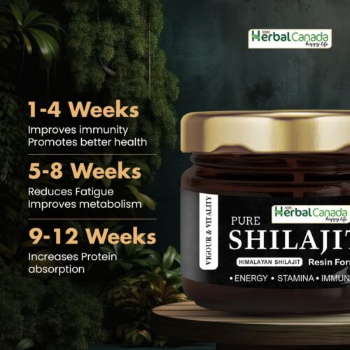 Pure 100% Himalayan Shilajit Resin Extremely Potent 20g Jar + Measuring Spoon - Picture 7 of 8