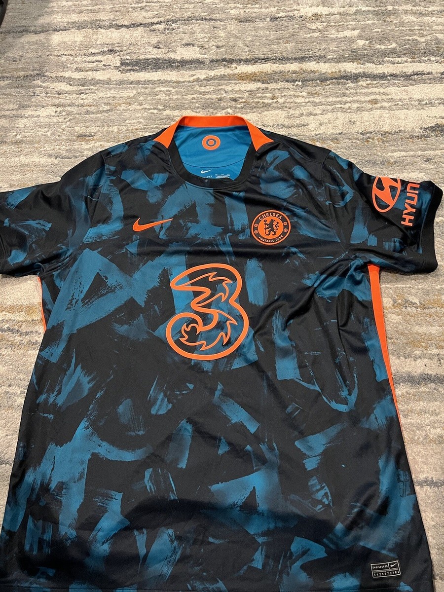 CHELSEA 2020/2021 THIRD FOOTBALL SHIRT JERSEY NIKE SIZE 2XL XXL