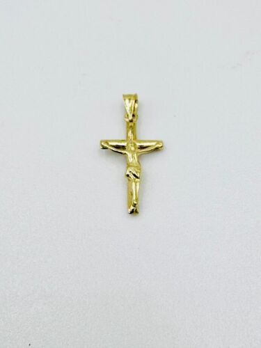 Solid 14k Polished Yellow Gold Crucifix Pendant W Box (From Italy) 772-5018 - Picture 2 of 6