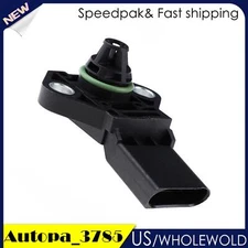 Intake Air Manifold Boost Pressure MAP Sensor For VW AUDI 0281006060 03K906051🚗