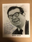 Marvin Kaplan "Top Cat" Signed Vintage 8x10 Photo JSA Precertified