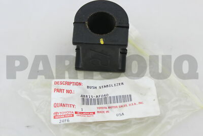 48815AF040 Genuine Toyota BUSH, FRONT STABILIZER BAR, NO.1 48815